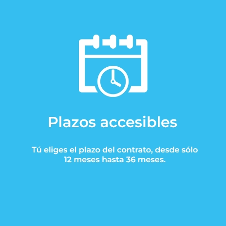 Plazos accesibles