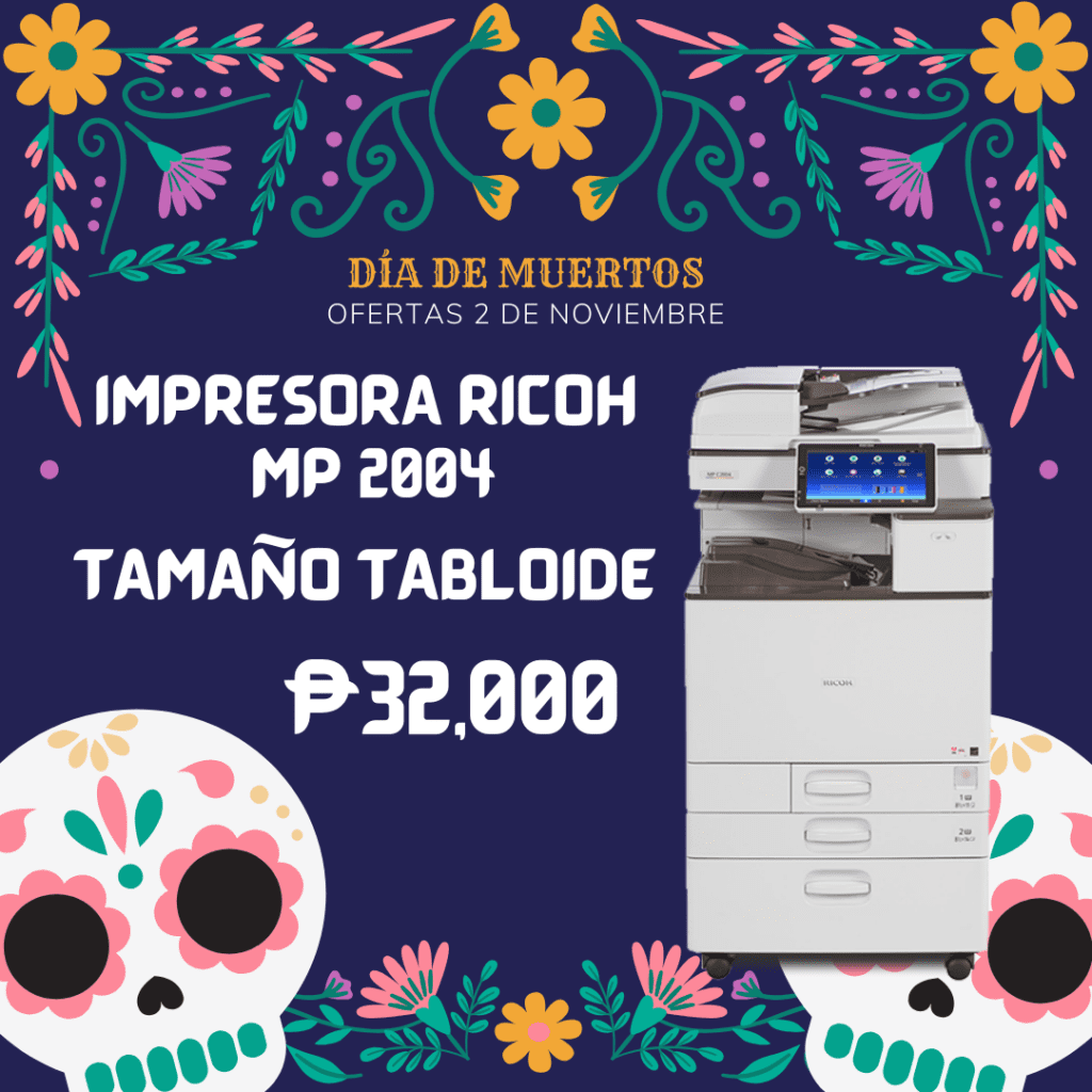 IMPRESORA RICOH MPC 2004 TAMAÑO TABLOIDE COLOR