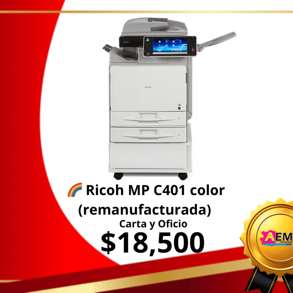MP C401SR Impresora Multifunción Láser Color Impresora Multifunción Láser Color