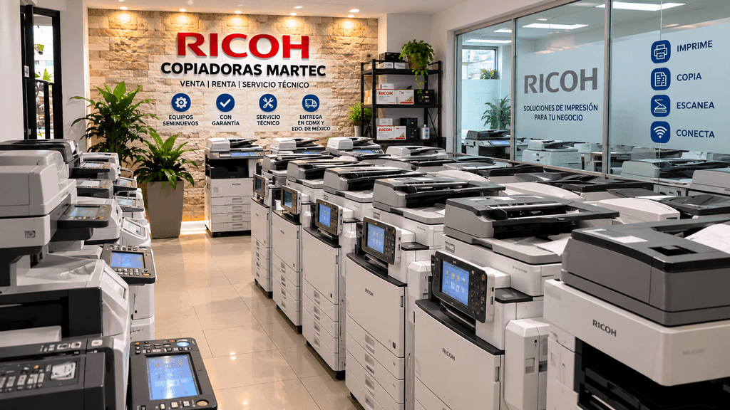 Copiadoras Seminuevas con Garantía en Estado de México | MARTEC