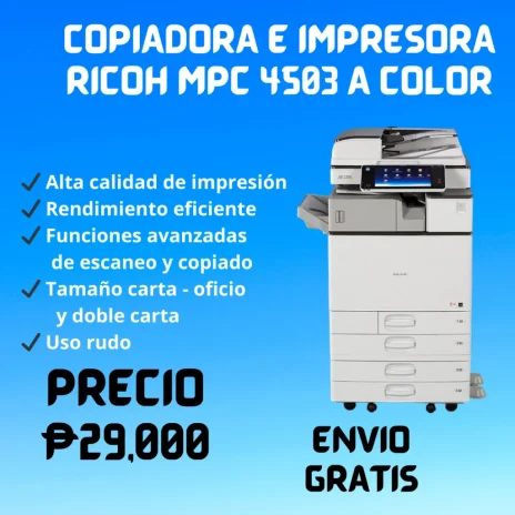 Copiadoras Seminuevas y Remanufacturadas en CDMX